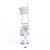 Pleaser ADORE-791-2RS Sandales à plateforme Vernis Strass Transparent EU-35/US-5