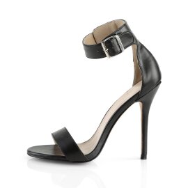 Pleaser AMUSE-10 Sandales à plateforme Noir EU-36/US-6