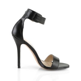 Pleaser AMUSE-10 Sandales à plateforme Noir EU-39/US-9