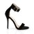Pleaser AMUSE-10 Sandales à plateforme Velours Noir EU-41/US-11