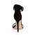 Pleaser AMUSE-10 Sandales à plateforme Velours Noir EU-42/US-12
