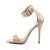 Pleaser AMUSE-10 Sandales à plateforme Vernis Beige EU-40/US-10