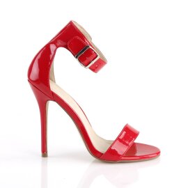 Pleaser AMUSE-10 Sandales à plateforme Vernis Rouge EU-35/US-5