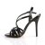 Pleaser AMUSE-13 Sandales à plateforme Vernis Noir EU-41/US-11