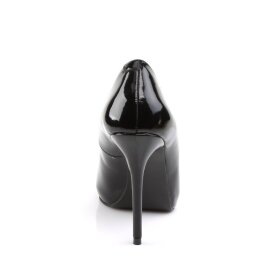 Pleaser AMUSE-20 Escarpins Vernis Noir EU-41/US-11