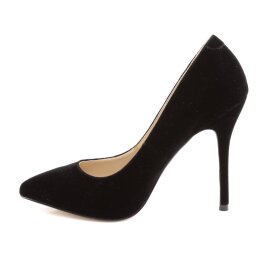 Pleaser AMUSE-20 Escarpins Velours Noir EU-35/US-5