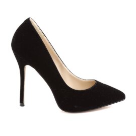 Pleaser AMUSE-20 Escarpins Velours Noir EU-35/US-5