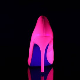 Pleaser AMUSE-20 Escarpins Vernis Néon Rose EU-37/US-7