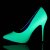 Pleaser AMUSE-20 Escarpins Vernis Néon Vert EU-40/US-10