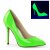 Pleaser AMUSE-20 Escarpins Vernis Néon Vert EU-37/US-7