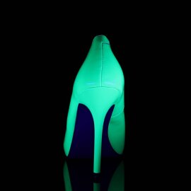 Pleaser AMUSE-20 Escarpins Vernis Néon Vert EU-39/US-9