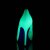 Pleaser AMUSE-20 Escarpins Vernis Néon Vert EU-39/US-9