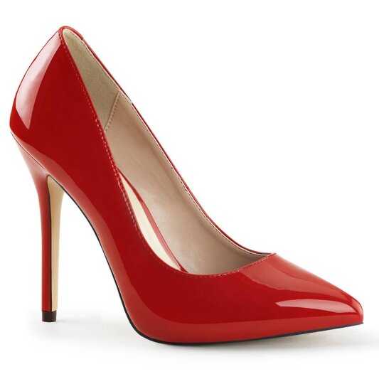 Pleaser AMUSE-20 Escarpins Vernis Rouge EU-40/US-10
