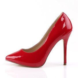 Pleaser AMUSE-20 Escarpins Vernis Rouge EU-40/US-10