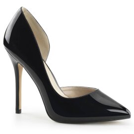 Pleaser AMUSE-22 Escarpins Vernis Noir EU-40/US-10