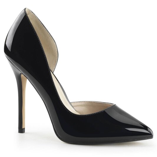 Pleaser AMUSE-22 Escarpins Vernis Noir EU-35/US-5