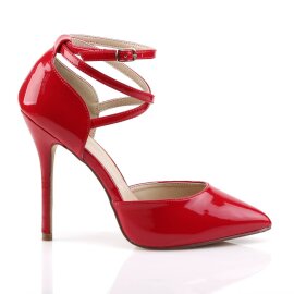 Pleaser AMUSE-25 Escarpins Vernis Rouge EU-35/US-5
