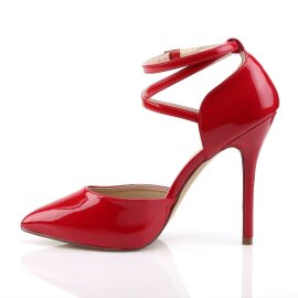 Pleaser AMUSE-25 Escarpins Vernis Rouge EU-39/US-9