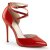 Pleaser AMUSE-25 Escarpins Vernis Rouge EU-39/US-9