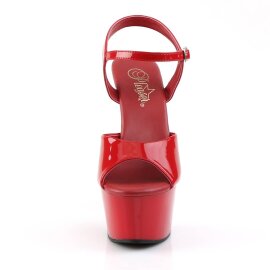Pleaser ASPIRE-609 Sandales à plateforme Vernis Rouge EU-35/US-5