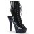 Pleaser BEJEWELED-1016-6 Bottines à plateforme Holo Strass Noir EU-35/US-5