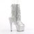 Pleaser BEJEWELED-1017RSF-7 Bottines à plateforme Strass Transparent Argent EU-35/US-5