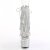 Pleaser BEJEWELED-1017RSF-7 Bottines à plateforme Strass Transparent Argent EU-38/US-8