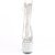 Pleaser BEJEWELED-1018C-2RS Bottines à plateforme Strass Transparent Argent EU-42/US-12