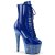 Pleaser BEJEWELED-1020-7 Bottines à plateforme Holo Strass Bleu EU-36/US-6