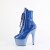 Pleaser BEJEWELED-1020-7 Bottines à plateforme Holo Strass Bleu EU-36/US-6