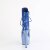 Pleaser BEJEWELED-1020-7 Bottines à plateforme Holo Strass Bleu EU-36/US-6