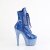 Pleaser BEJEWELED-1020-7 Bottines à plateforme Holo Strass Bleu EU-36/US-6