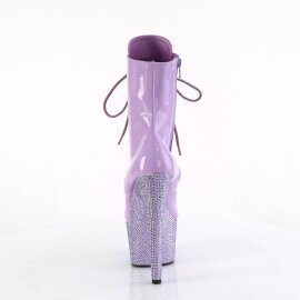 Pleaser BEJEWELED-1020-7 Bottines à plateforme Holo Strass Violet EU-39/US-9