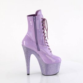 Pleaser BEJEWELED-1020-7 Bottines à plateforme Holo Strass Violet EU-39/US-9