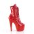 Pleaser BEJEWELED-1020-7 Bottines à plateforme Holo Strass Rouge EU-36/US-6