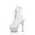 Pleaser BEJEWELED-1020-7 Bottines à plateforme Holo Strass Blanc EU-36/US-6