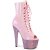 Pleaser BEJEWELED-1021-7 Bottines à plateforme Holo Strass Rose EU-35/US-5