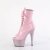 Pleaser BEJEWELED-1021-7 Bottines à plateforme Holo Strass Rose EU-38/US-8