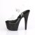 Pleaser BEJEWELED-708DM Sandales à plateforme Strass Transparent Noir EU-42/US-12