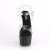 Pleaser BEJEWELED-708DM Sandales à plateforme Strass Transparent Noir EU-39/US-9