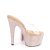 Pleaser BEJEWELED-712RS Mules à plateforme Strass Transparent Or Rose EU-38/US-8