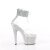 Pleaser BEJEWELED-724RS-02 Sandales à plateforme Strass Transparent Argent EU-38/US-8
