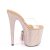 Pleaser BEJEWELED-812RS Mules à plateforme Strass Transparent Or Rose EU-35/US-5