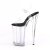 Pleaser BEYOND-008 Sandales à plateforme Transparent Noir EU-40/US-10