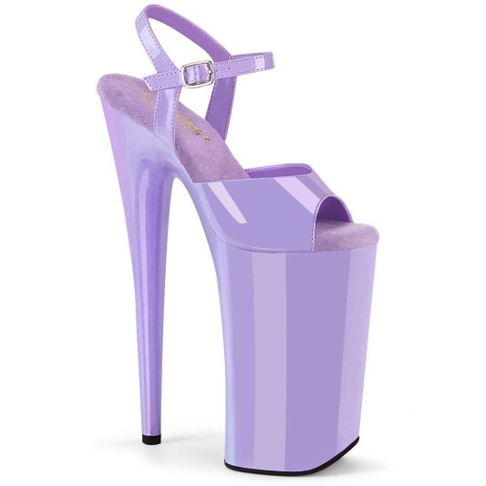 Pleaser BEYOND-009 Sandales à plateforme Vernis Violet EU-37/US-7