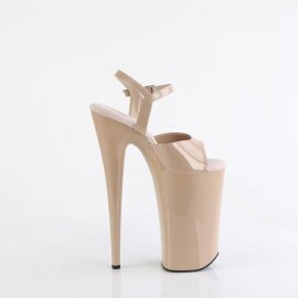 Pleaser BEYOND-009 Sandales à plateforme Vernis Beige EU-40/US-10