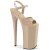 Pleaser BEYOND-009 Sandales à plateforme Vernis Beige EU-42/US-12