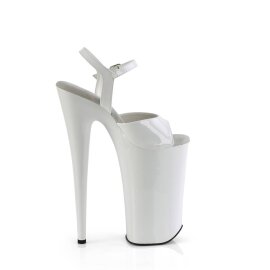 Pleaser BEYOND-009 Sandales à plateforme Vernis Blanc EU-41/US-11