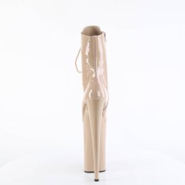 Pleaser BEYOND-1020 Bottines à plateforme Vernis Beige EU-36/US-6