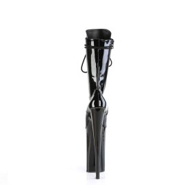 Pleaser BEYOND-1050 Bottines à plateforme Vernis Noir EU-36/US-6